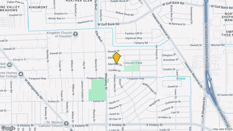 1045 Marcolin St Map and Location Details