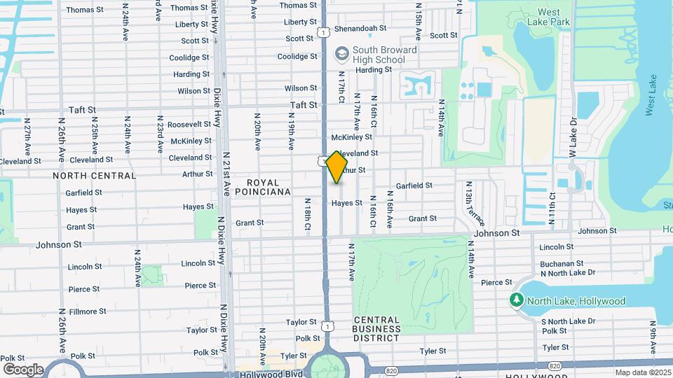 1120 N 17th Ct Map and Location Details