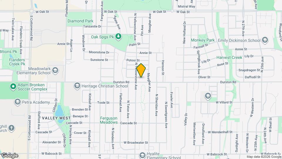 3740 Corwin St Map and Location Details