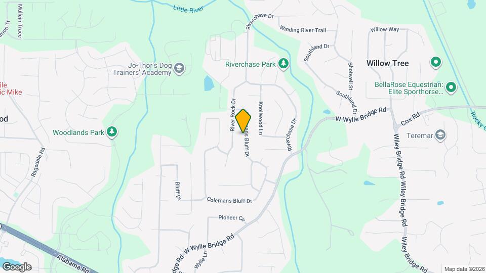 227 Colemans Bluff Dr, Unit 1 Map and Location Details