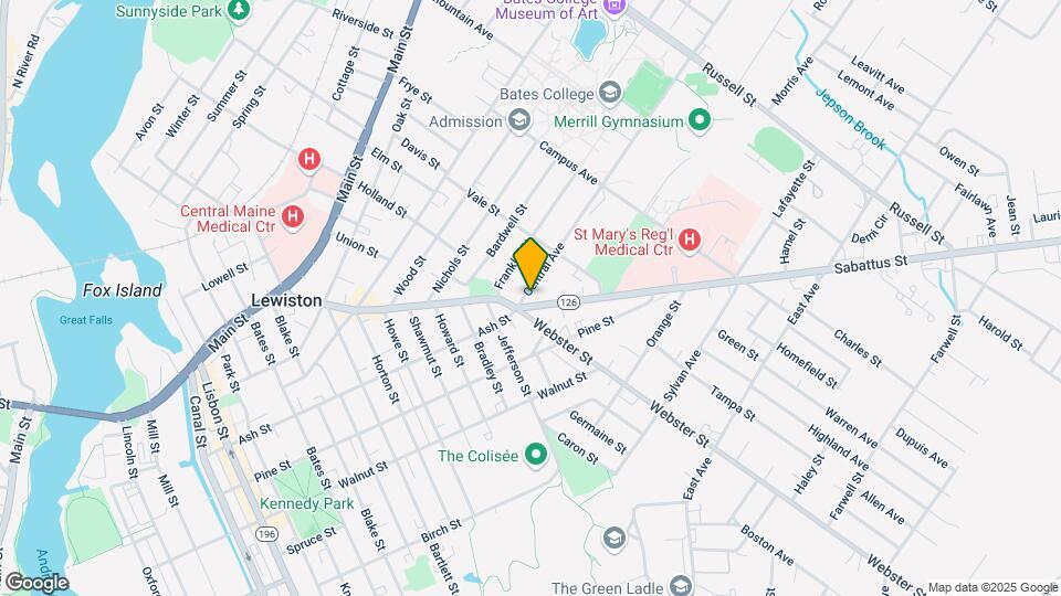 200 Sabattus St Mapa y Detalles de la Ubicación