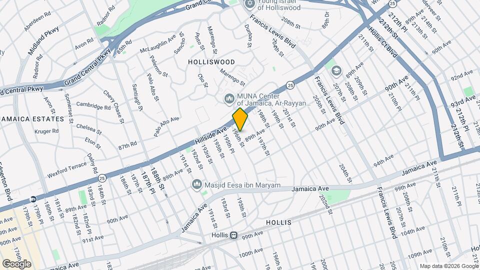 88-29-8196 196th St Mapa y Detalles de la Ubicación