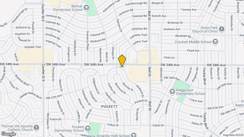 Puckett Place Apartments Map and Location Details
