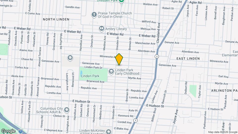 1467 Genessee Ave Mapa y Detalles de la Ubicación