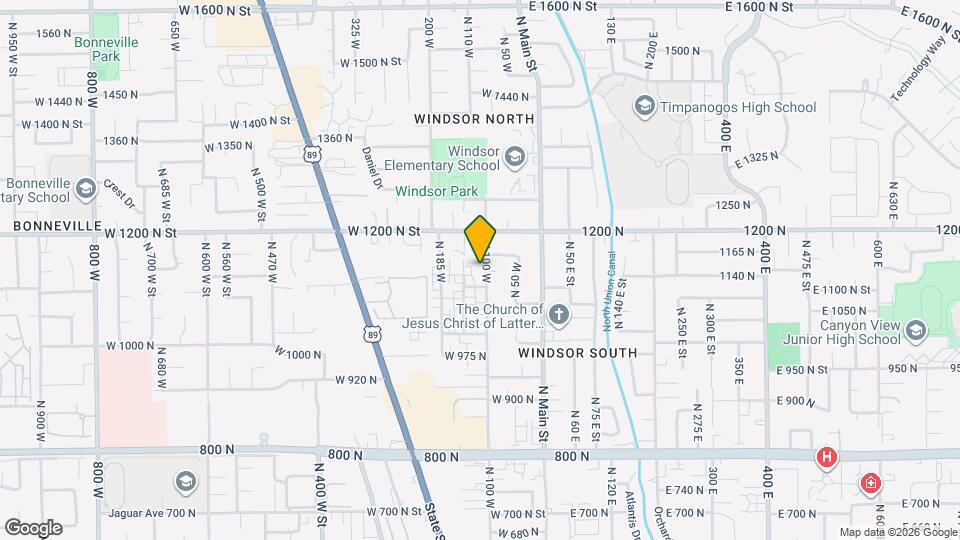 1145 N 100 W Map and Location Details