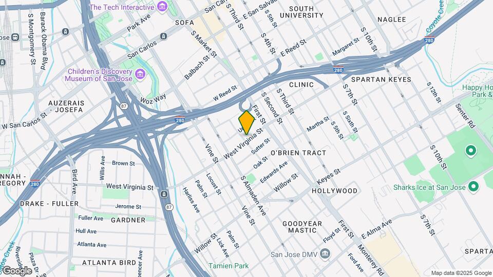 95 W Virginia St Map and Location Details