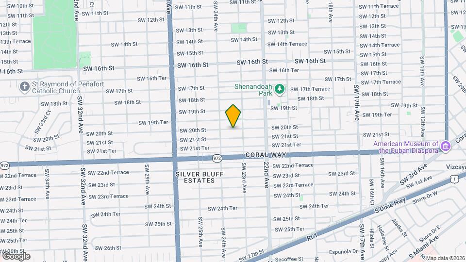 2346 SW 20th St Map and Location Details