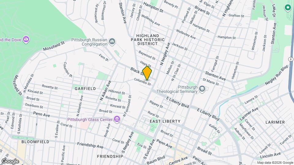 5549 Columbo St Map and Location Details