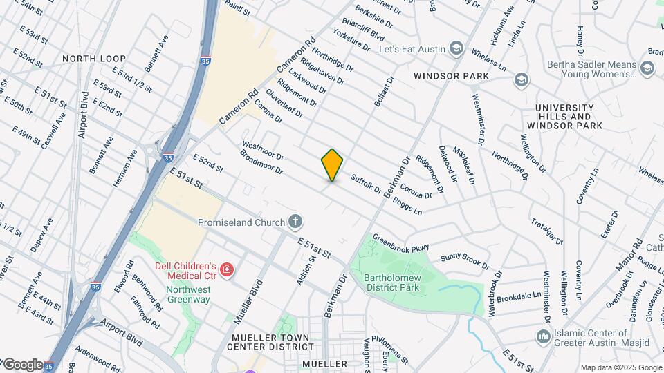 1501 Westmoor Dr Map and Location Details