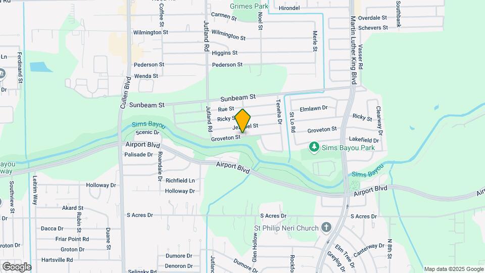 5221 Groveton St Map and Location Details