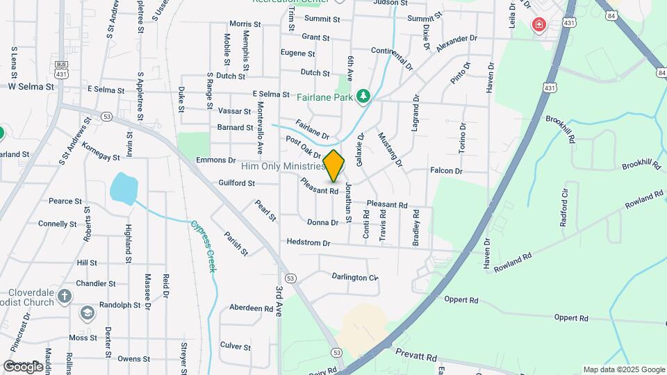 315 Pleasant Rd Map and Location Details
