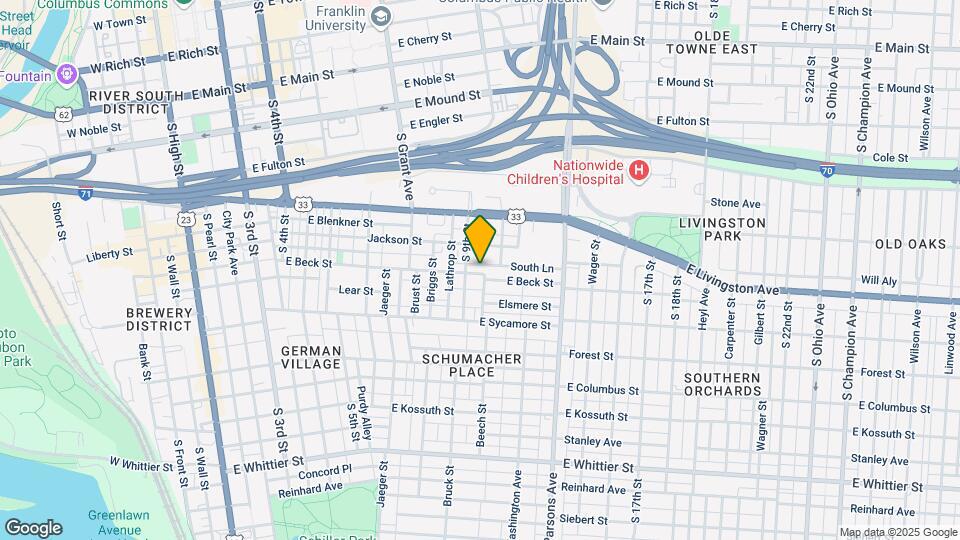 450 E Beck St Mapa y Detalles de la Ubicación