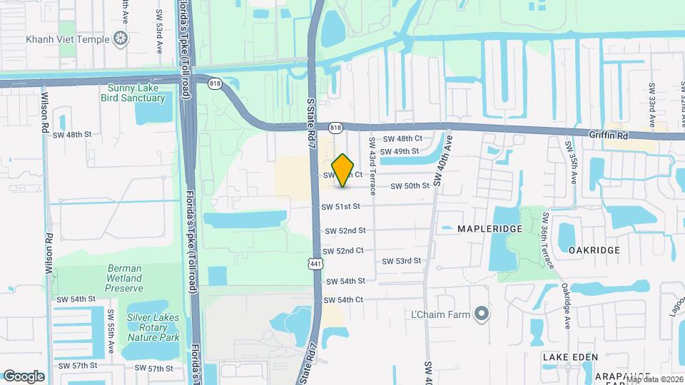 4472 SW 50th St Map and Location Details