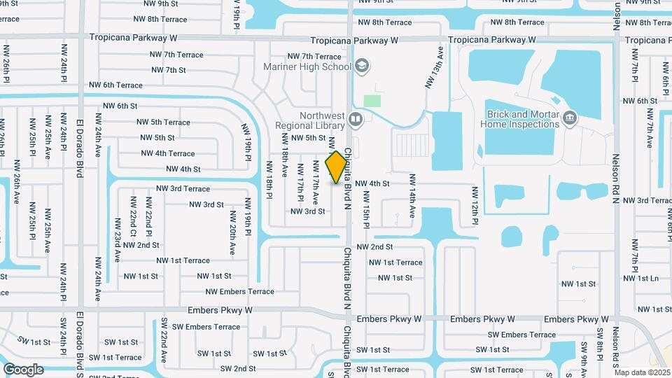323 NW 16th Pl Map and Location Details