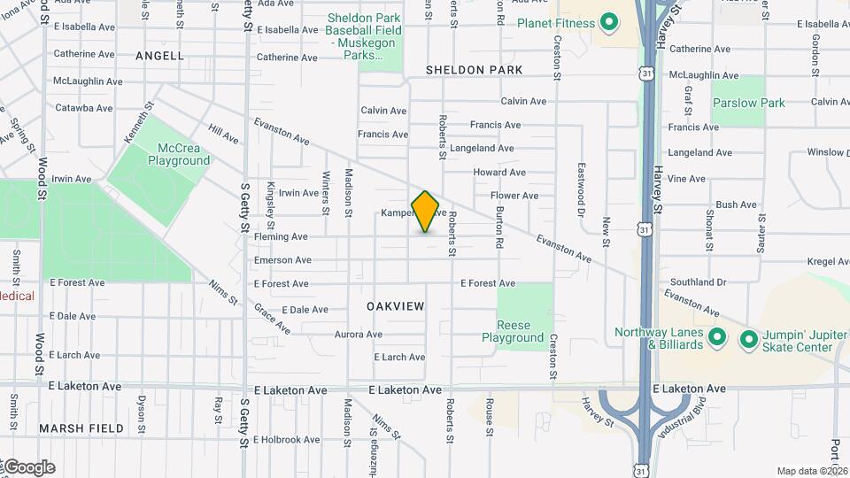 1149 Fleming Ave Map and Location Details