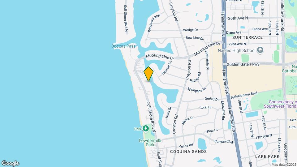 1930 Gulf Shore Blvd N, Unit D-102 Map and Location Details