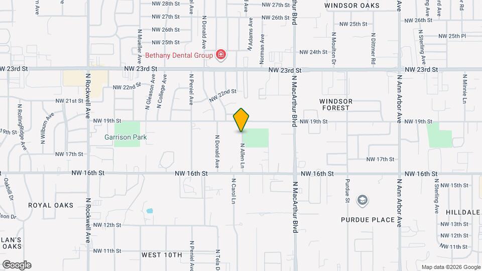 1847 N Allen Ln Map and Location Details