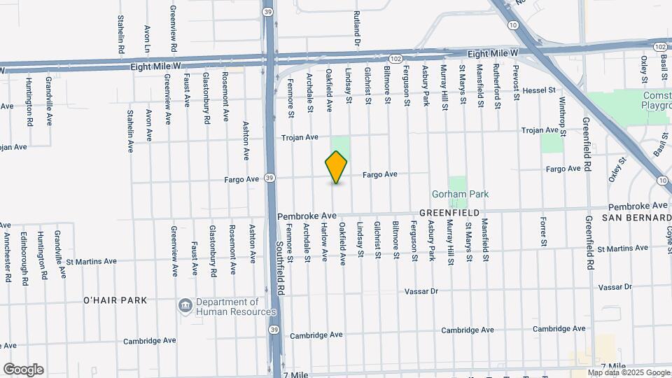 19950 Oakfield Ave Mapa y Detalles de la Ubicación