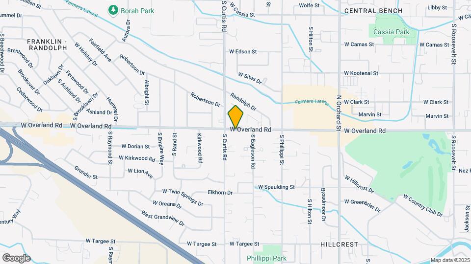 Overland Mobile Home Park Map and Location Details
