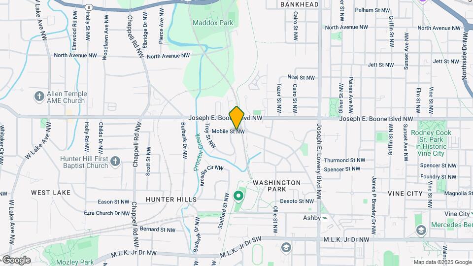 1142 Mobile St NW Map and Location Details