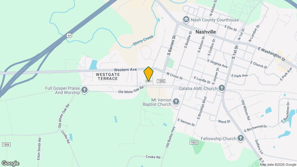 406 W Railroad St Map and Location Details