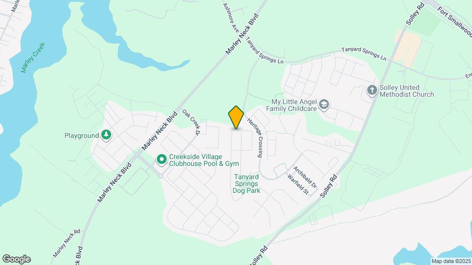 709 Hidden Oak Ln Map and Location Details