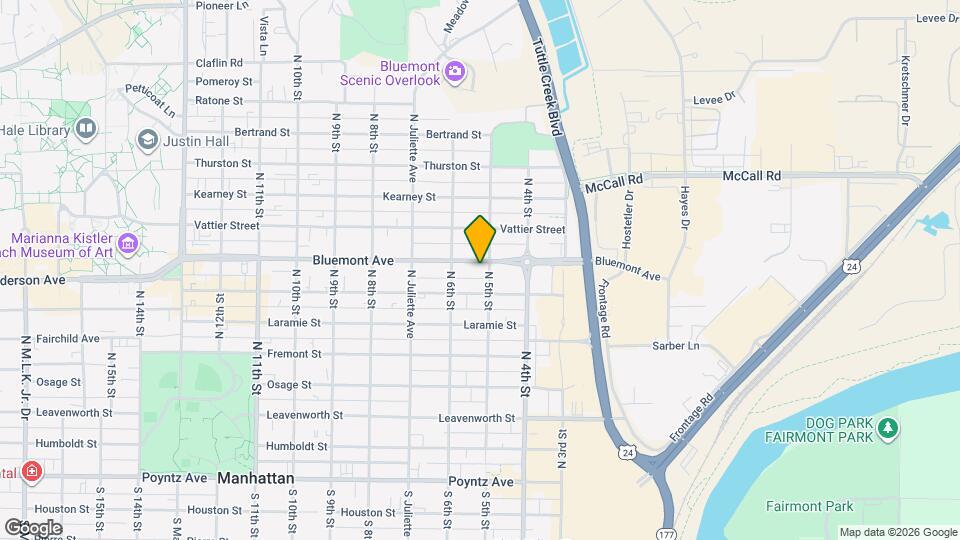 505 Bluemont Ave Map and Location Details