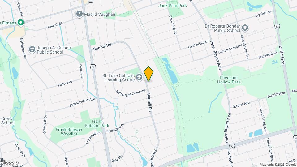 292 Ridgefield Crescent Map and Location Details