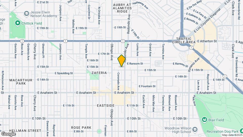 3321 E 15th St Map and Location Details