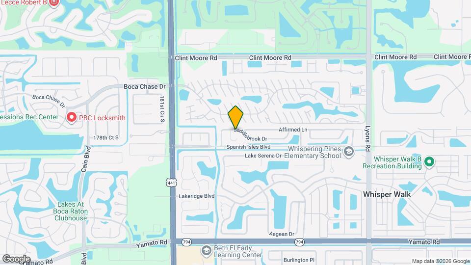 9618 Saddlebrook Dr Mapa y Detalles de la Ubicación