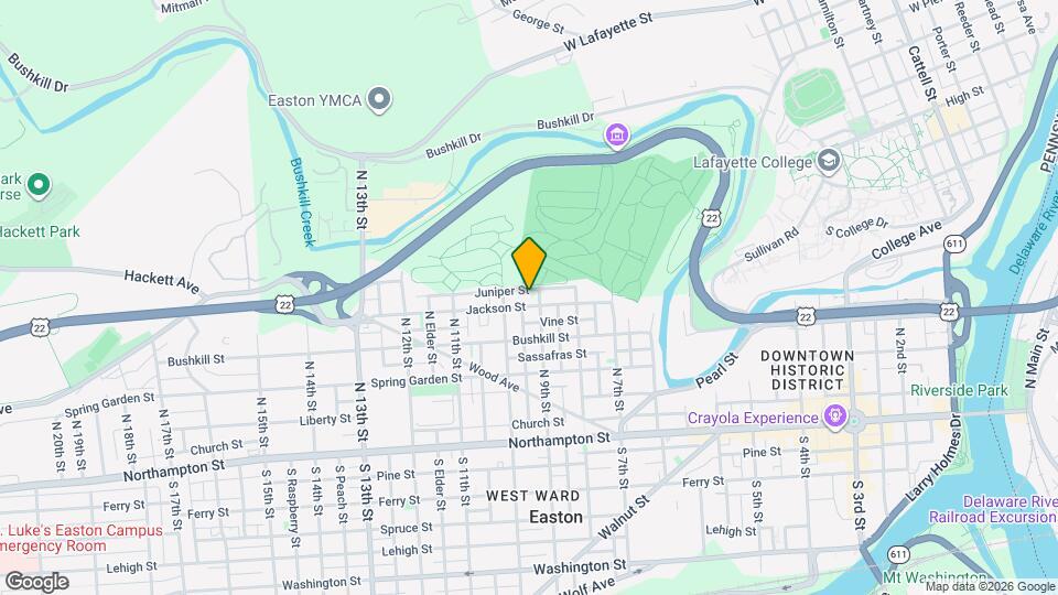 909 Jackson St Map and Location Details