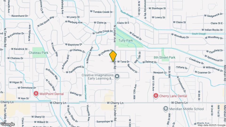 2171 N Linder Rd Map and Location Details