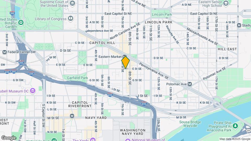 711 E St SE Mapa y Detalles de la Ubicación