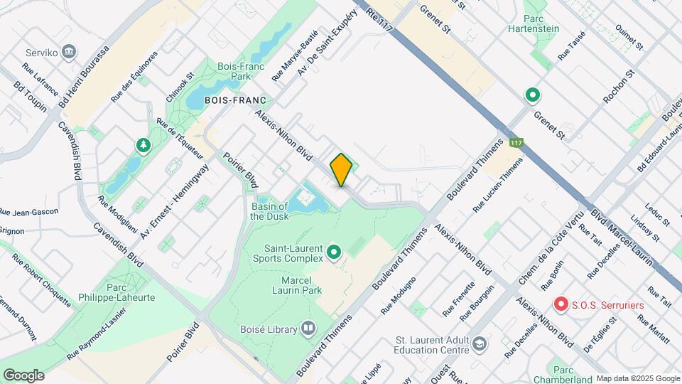 1598 Alexis-Nihon Boul Map and Location Details