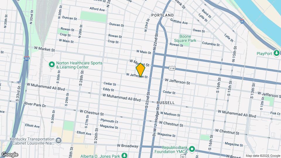 2226 W Jefferson St Mapa y Detalles de la Ubicación