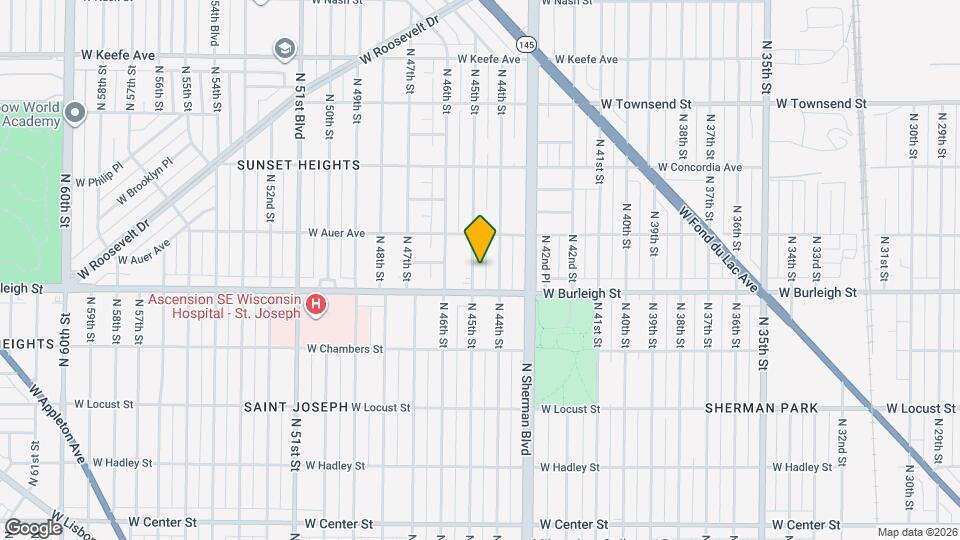 3130A N 45th St Map and Location Details