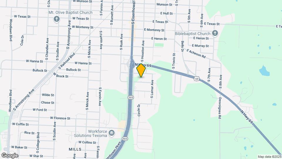 109 E Prospect St Map and Location Details