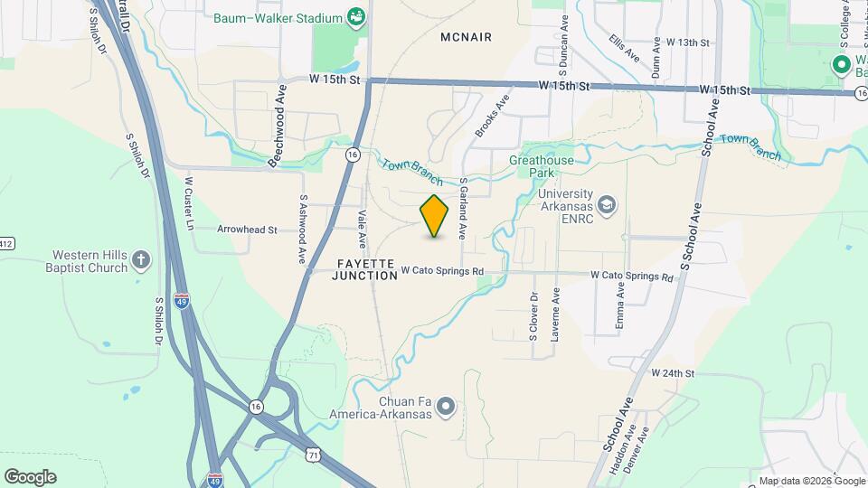 1162 W Cato Springs Rd Map and Location Details