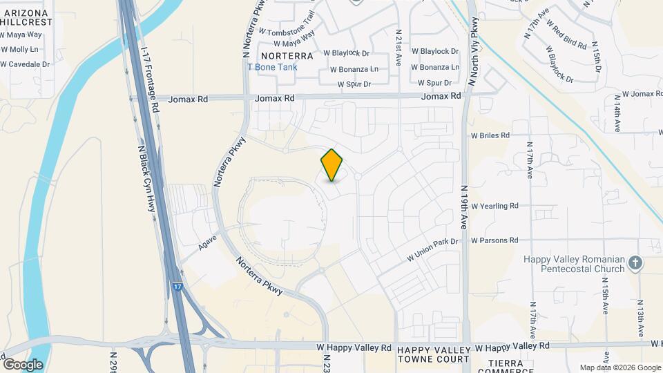 25916 N 22nd Ln Map and Location Details