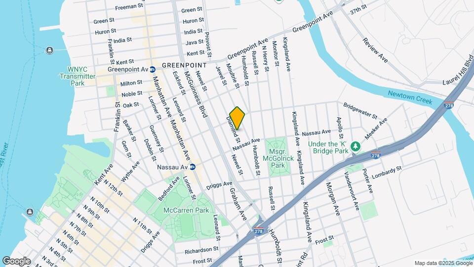 94 Diamond St Map and Location Details