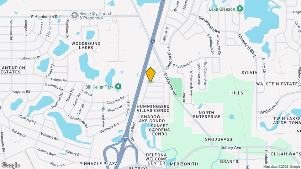 102 Lullwater St Map and Location Details