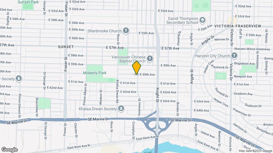 7615 Inverness St Map and Location Details