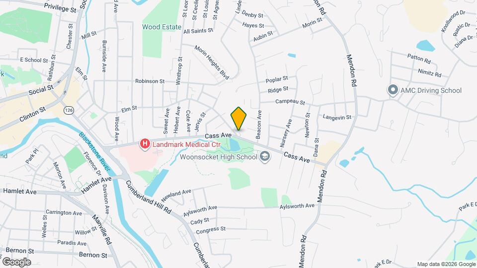 968 Elm St Map and Location Details