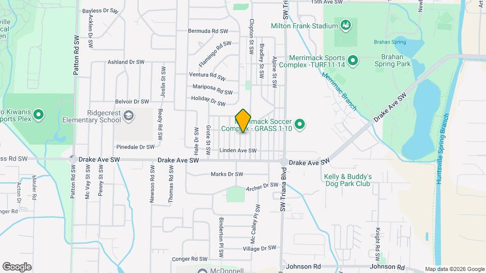 3607 Dubose St SW Map and Location Details