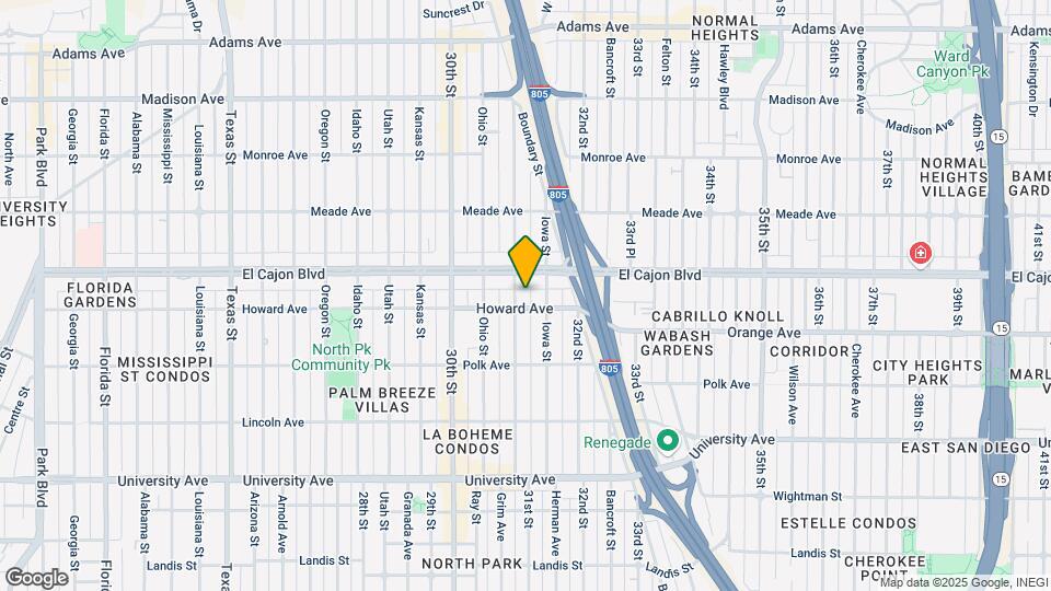 4219 Illinois St Map and Location Details