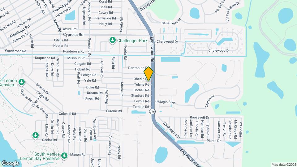 36 Tulane Rd Map and Location Details