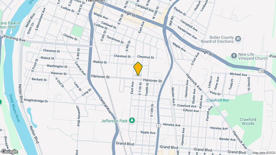 1024 Hanover St Mapa y Detalles de la Ubicación