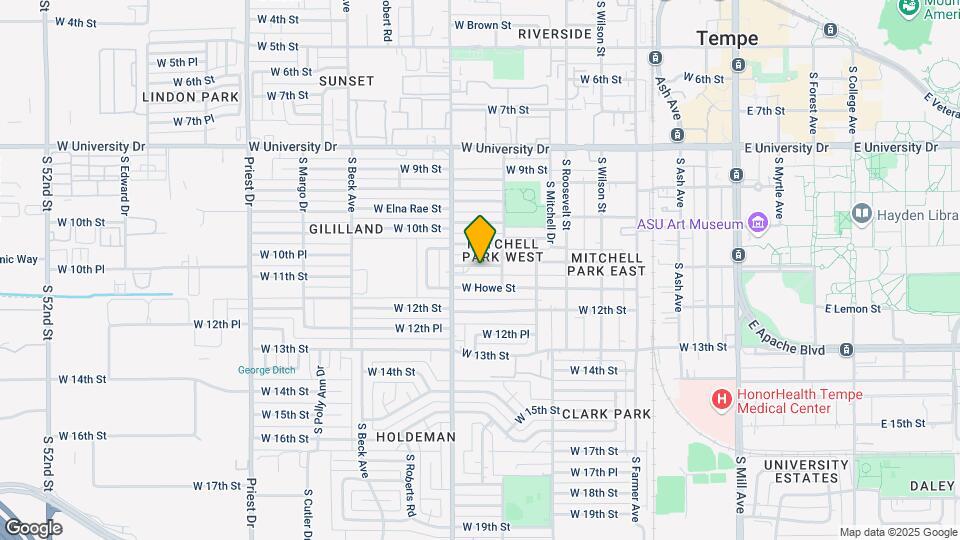 819 W 11th St Map and Location Details