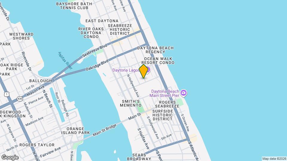 201 N Wild Olive Ave, Unit 1 Map and Location Details