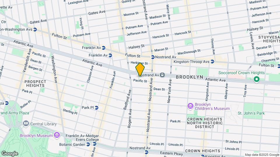 1235 Pacific St Mapa y Detalles de la Ubicación